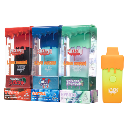 Packwoods Packspod Delta-8 Live Resin Disposable 2g